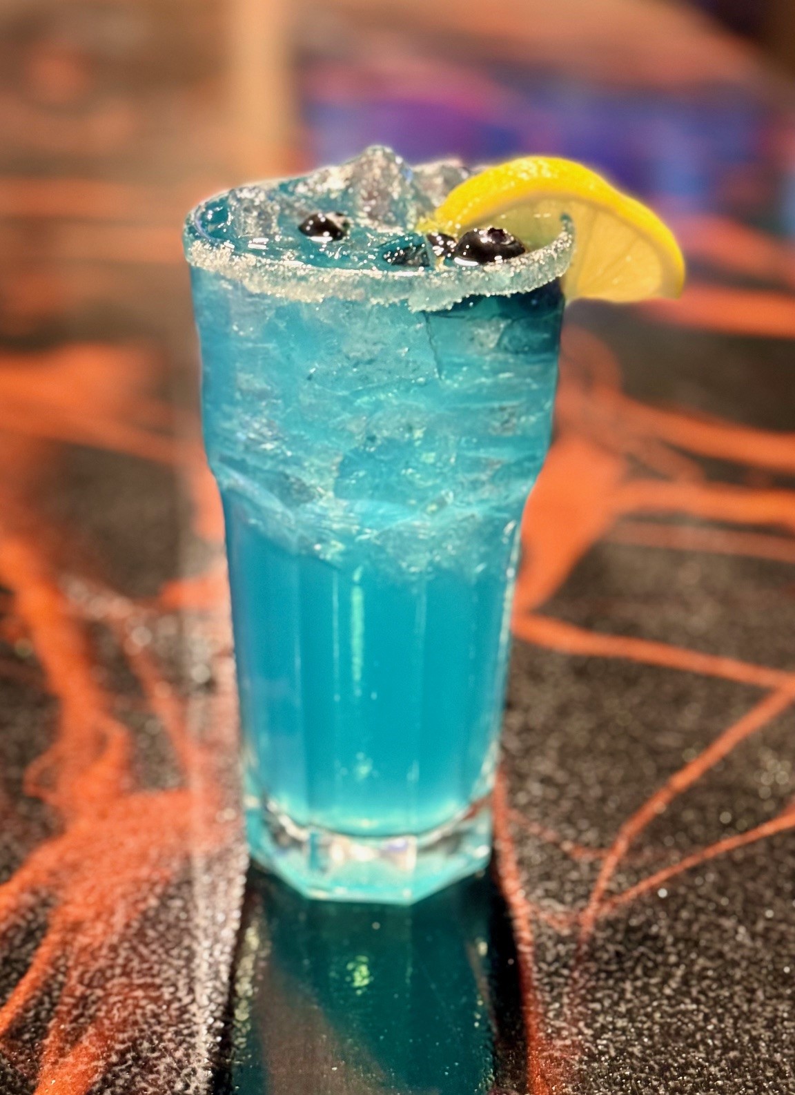 Blue Icicle Taste this frosty winter creation of yumminess made with Big Springs Blueberry